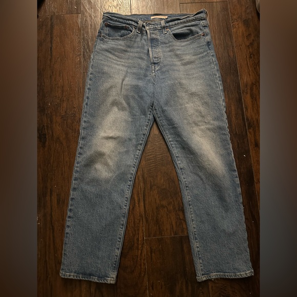 Levi's Denim - Levi's Women's Straight Leg Blue Jeans